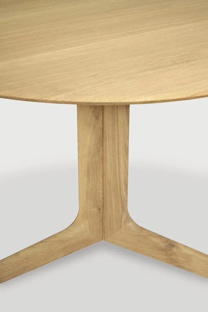 Ethnicraft Table à manger ronde - Corto chêne
