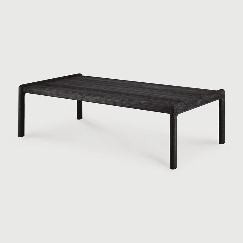 Ethnicraft Table Basse Extérieure Jack en Teck Noir