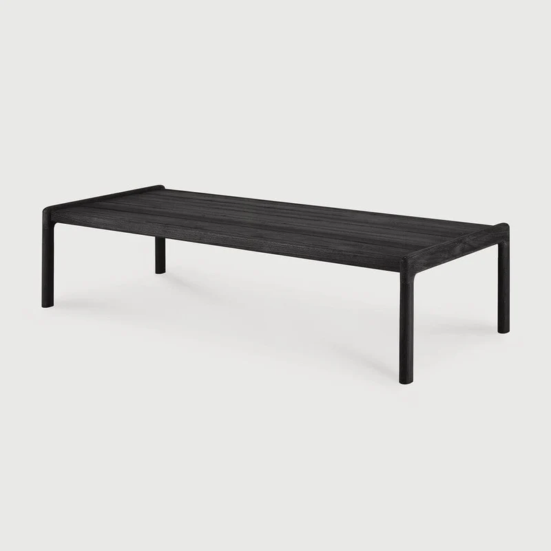 Ethnicraft Table Basse Extérieure Jack en Teck Noir