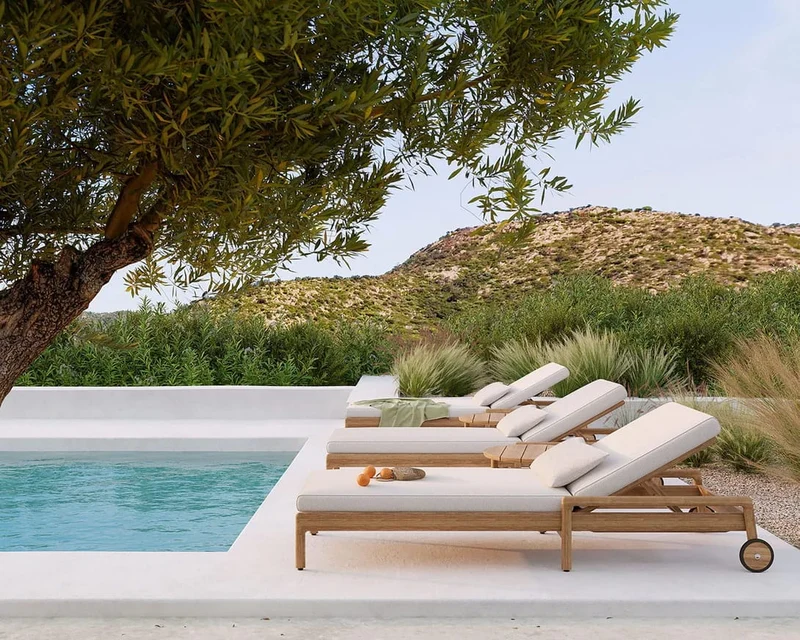 Chaise longue Ethnicraft - Jack