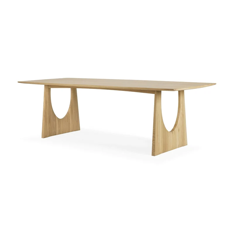 Ethnicraft Table à manger - Geometric chêne