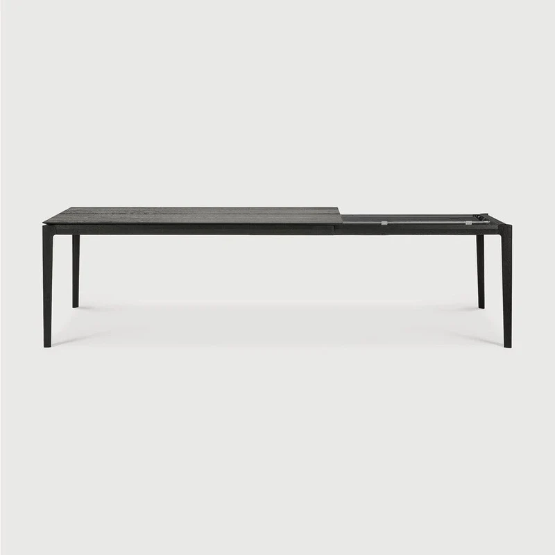 Table à manger extensible Ethnicraft - Bok chêne noir