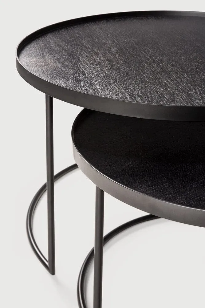Ethnicraft Table Basse Tray – Rond (S/M)