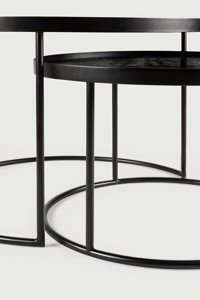 Ethnicraft Table Basse Tray – Rond (S/M)