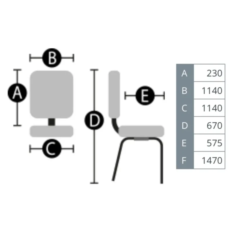 Fauteuil accueil Soft 1 ou 2 places