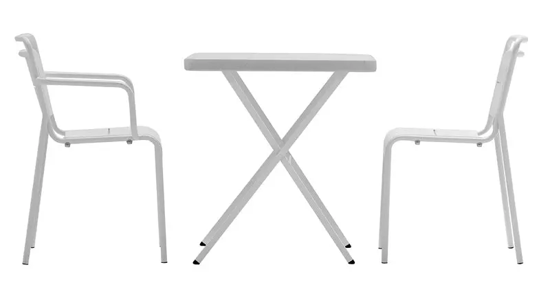 Chaise en acier empilable Alma "Classic Collection"