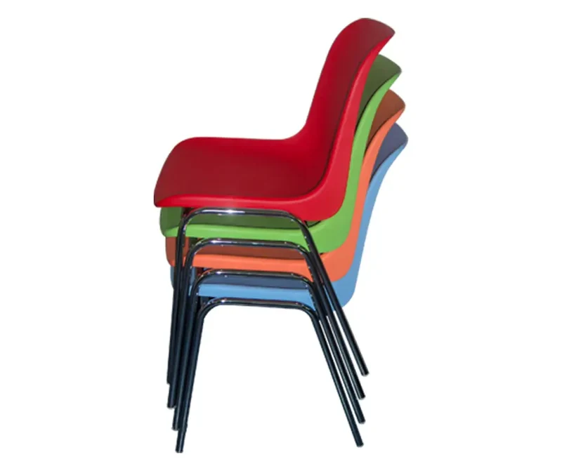 Promo Chaises coque plastique empilable M2 Ø 22 mm
