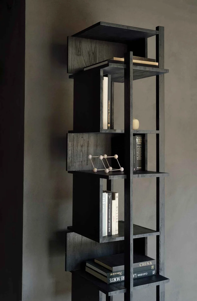 Ethnicraft Colonne Abstract – Teck noir