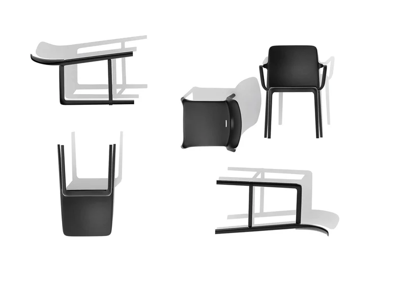 Chaise avec accoudoir Connubia - Bayo