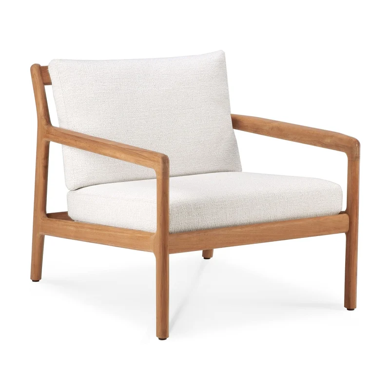 Fauteuil Lounge Jack en Teck Ethnicraft (avec coussins)