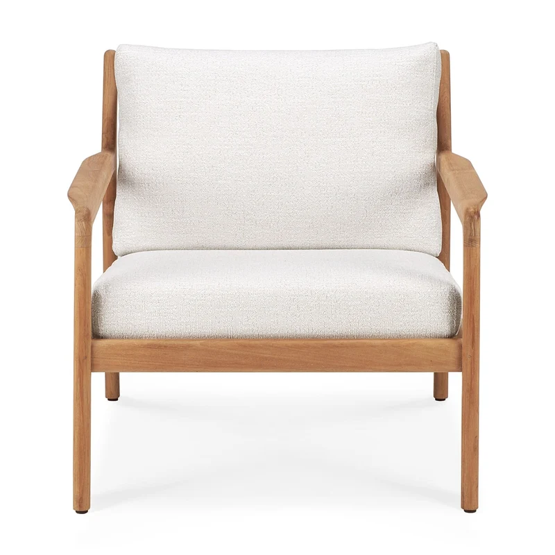 Fauteuil Lounge Jack en Teck Ethnicraft (avec coussins)