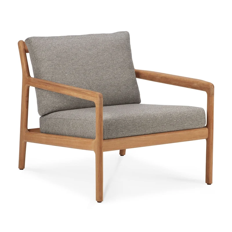 Fauteuil Lounge Jack en Teck Ethnicraft (avec coussins)
