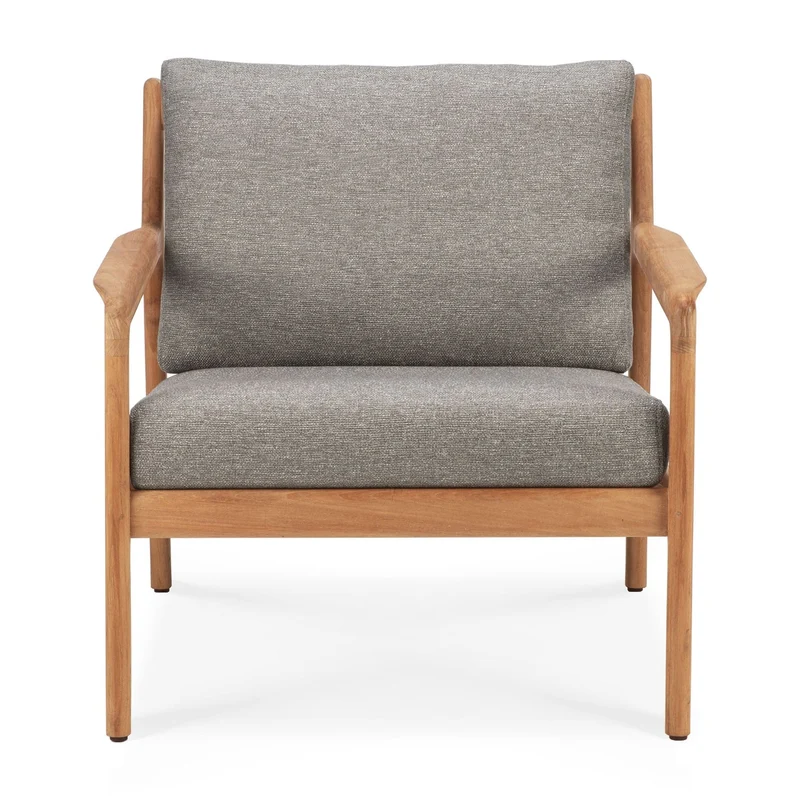 Fauteuil Lounge Jack en Teck Ethnicraft (avec coussins)