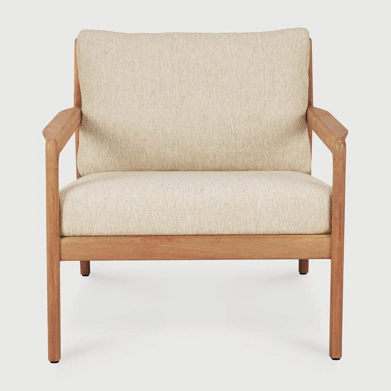 Fauteuil Lounge Jack en Teck Ethnicraft (avec coussins)